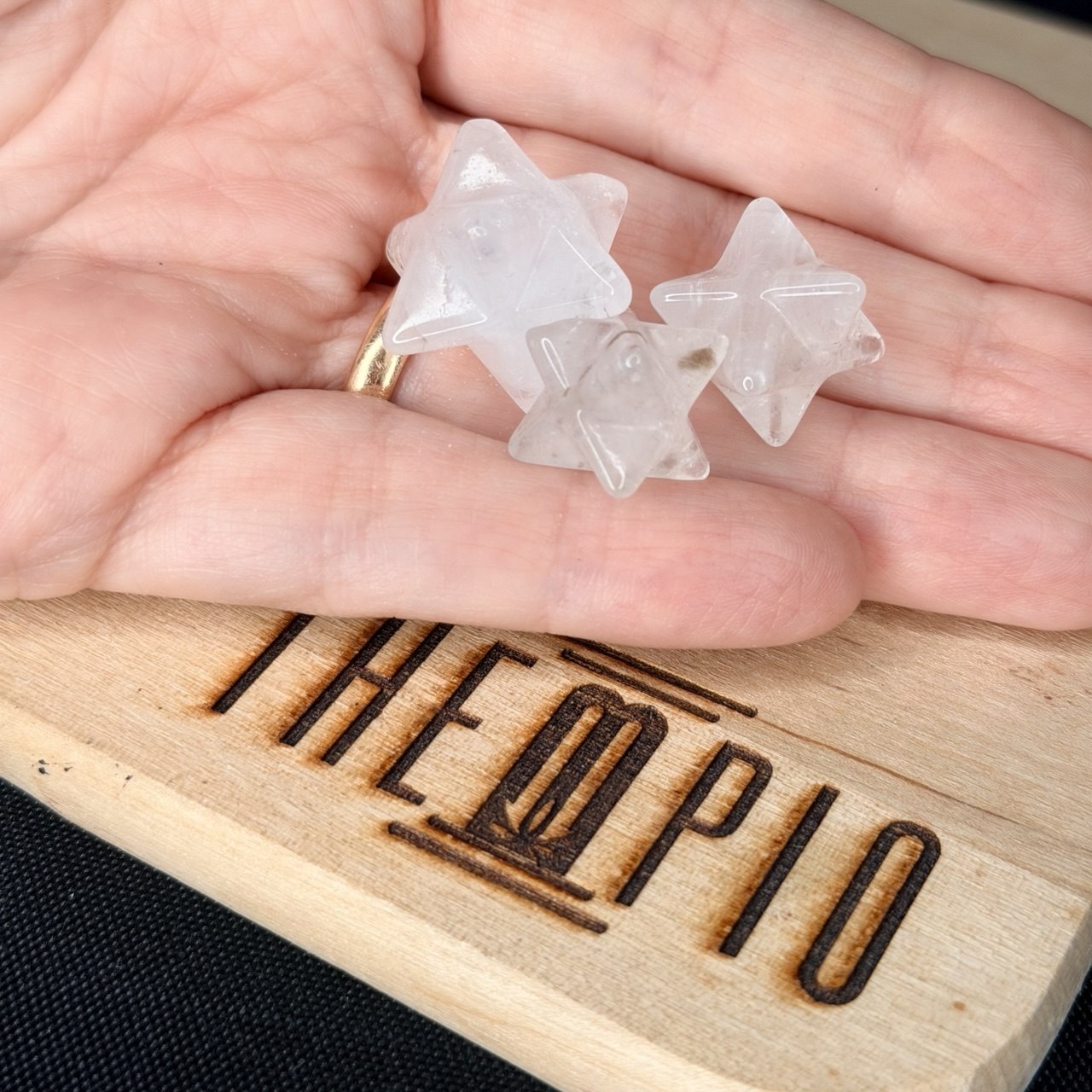 merkaba di quarzo ialino