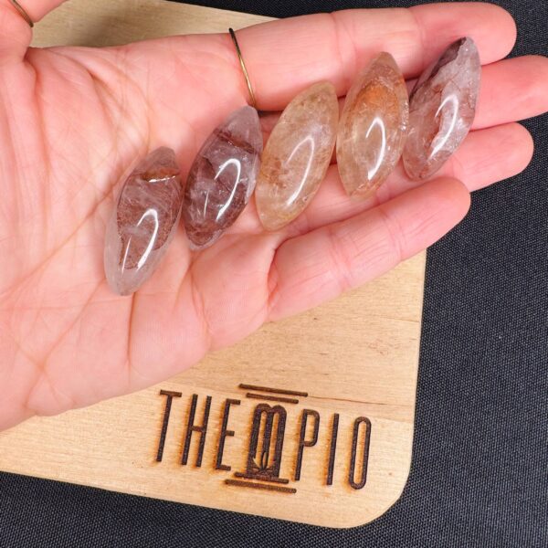 Shiva Lingam di Quarzo Ematoide