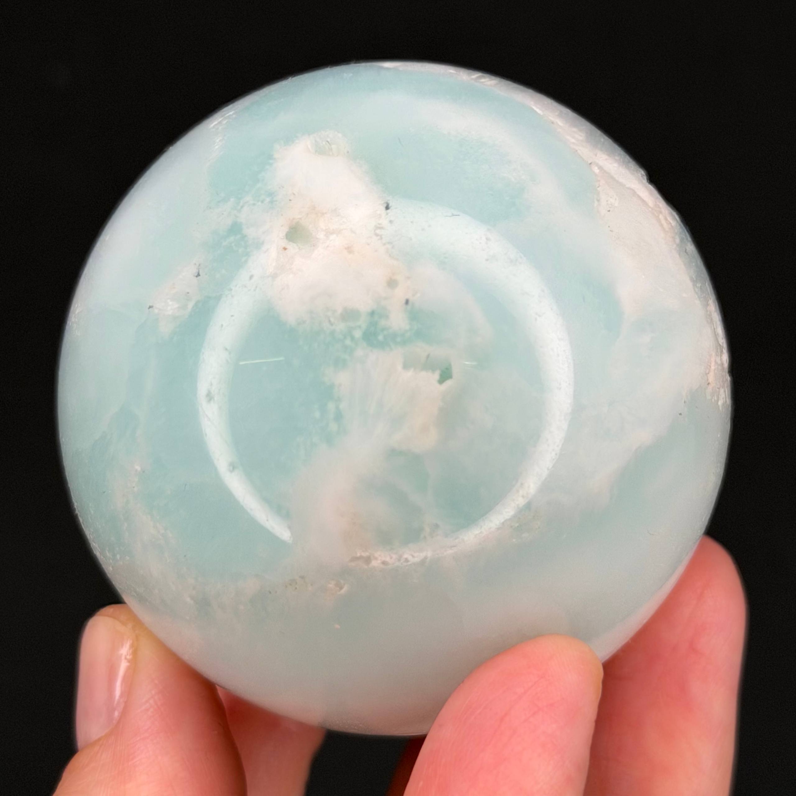 SFERA DI ARAGONITE BLU