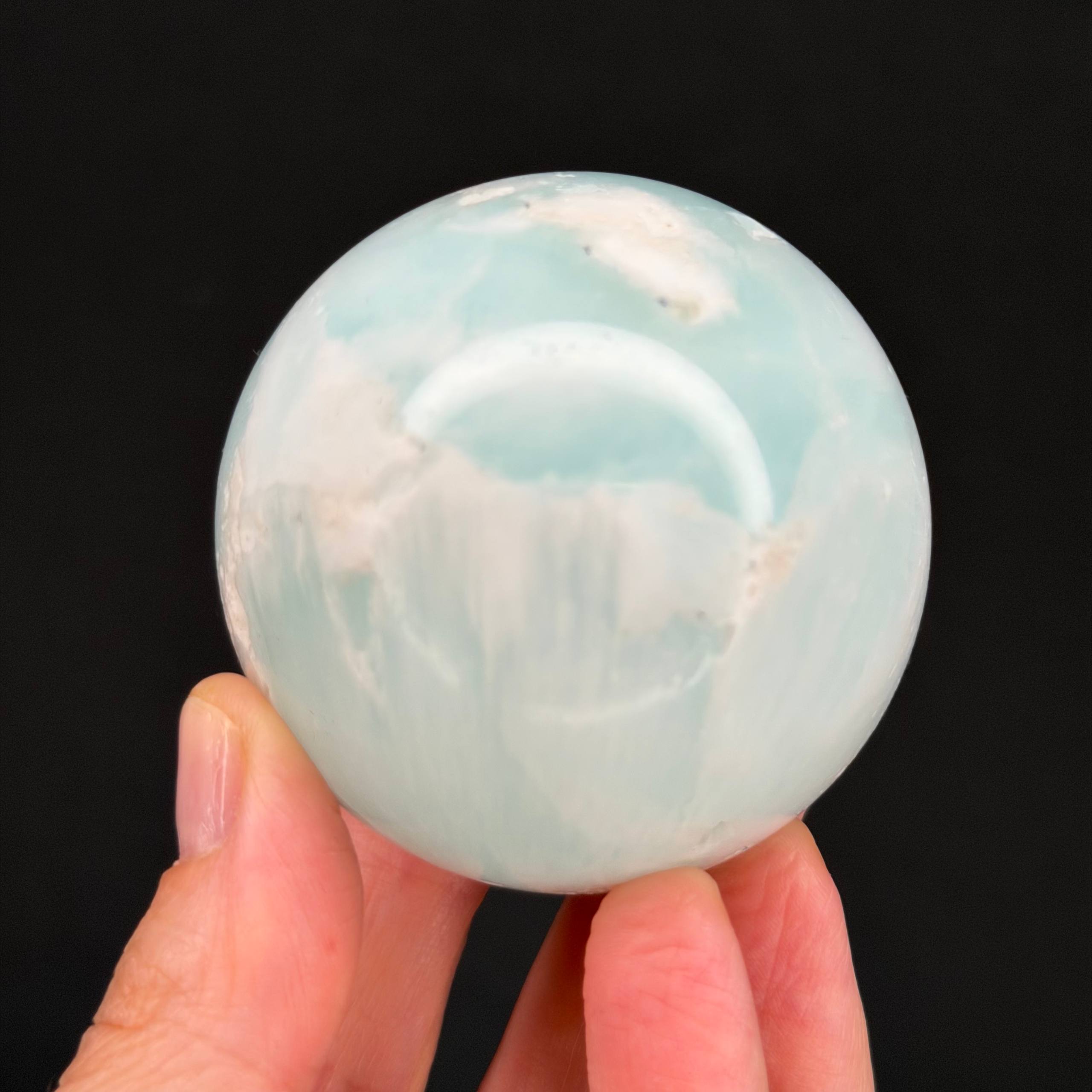 SFERA DI ARAGONITE BLU2