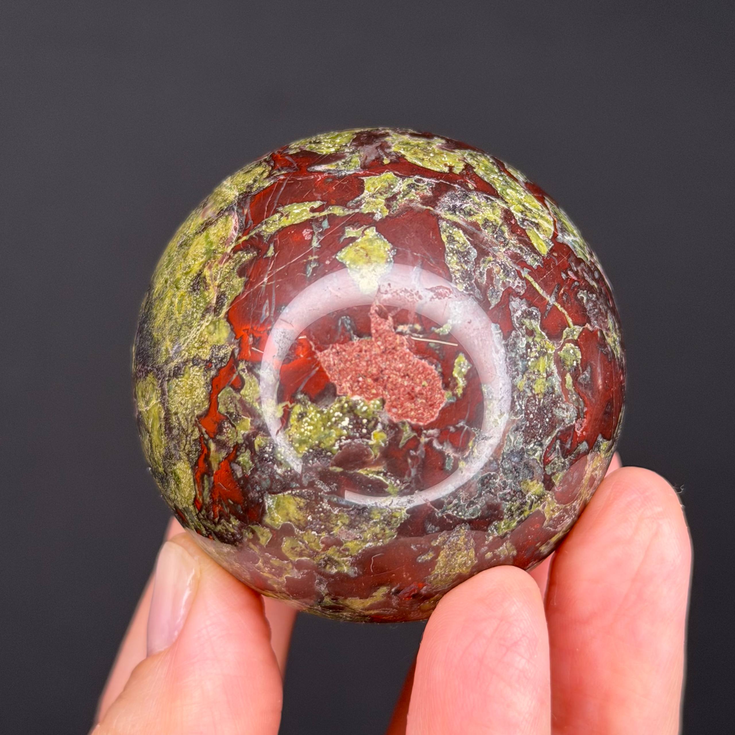 SFERA DI DIASPRO SANGUIGNO